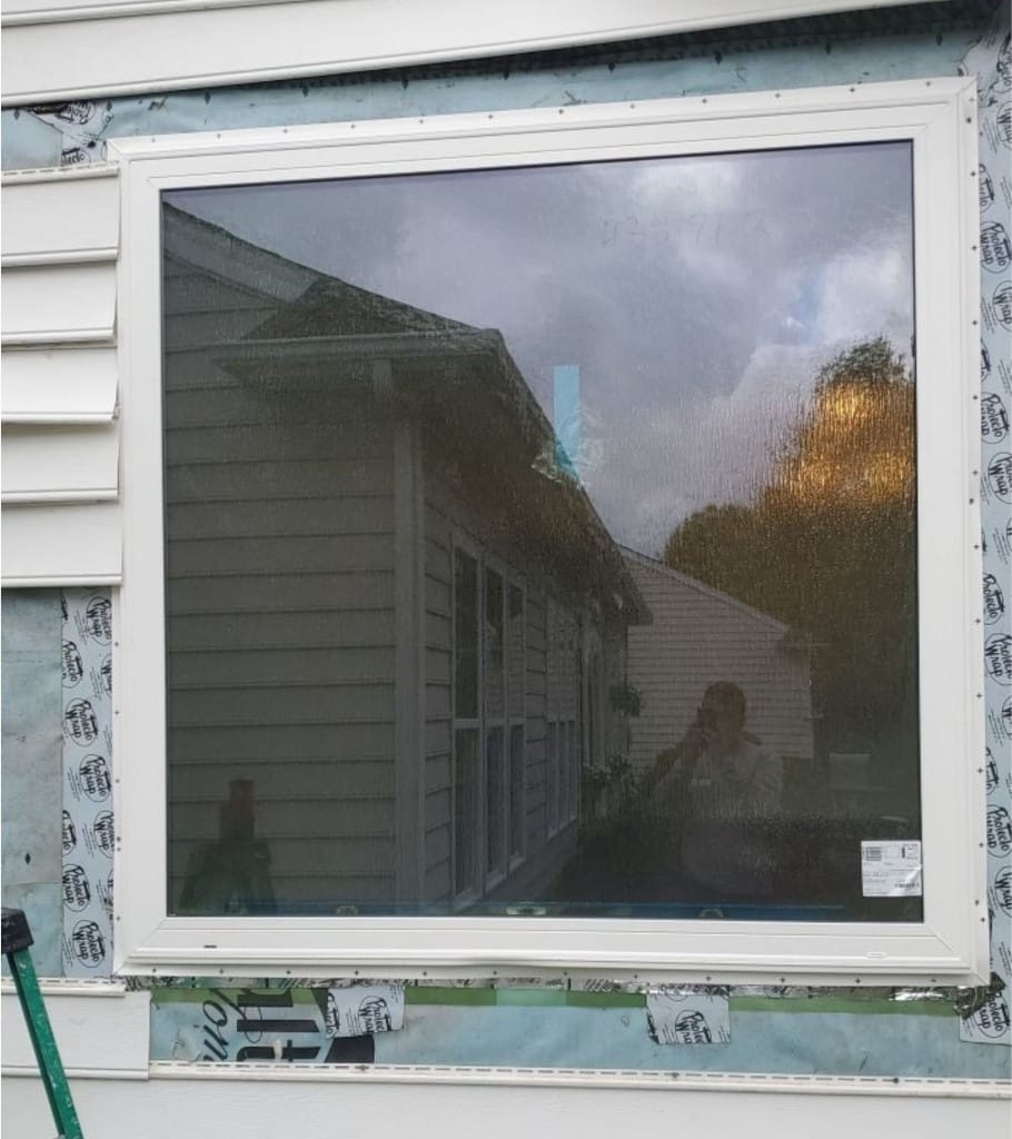 After Window replacement and installation services performed by Kelly Window and Door in Cary, NC