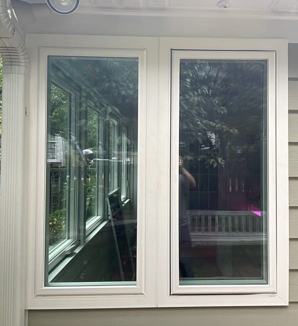 New windows on a Cary, NC home installed by Kelly Window & Door
